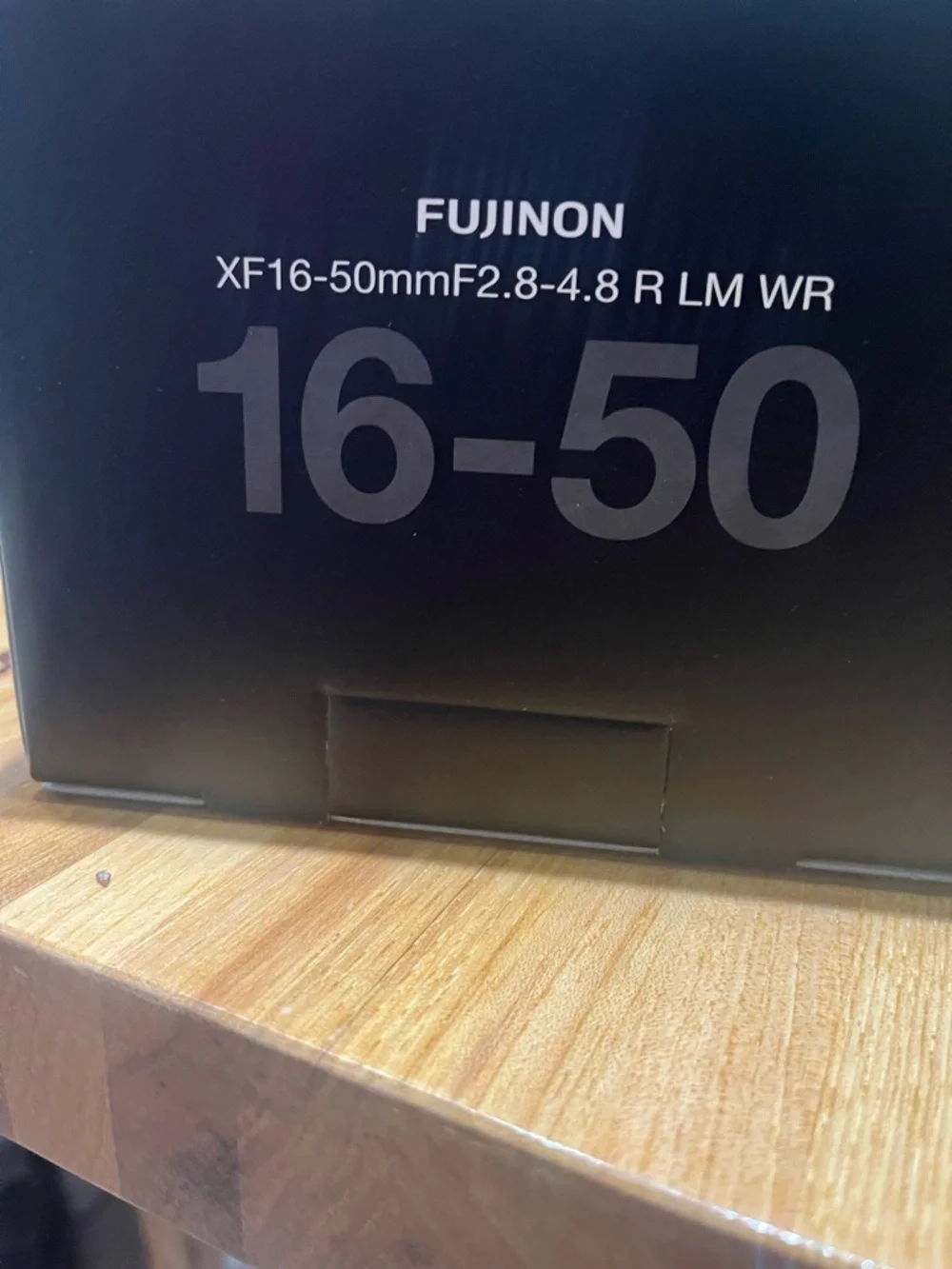 The Fujifilm XF 16-50mm f/2.8-4.8 R LM WR lens Black
